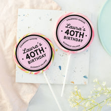 Load image into Gallery viewer, Personalised Bold Birthday Age Giant Lollipops
