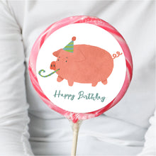 Load image into Gallery viewer, Pig Birthday Lollipop
