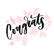 Load image into Gallery viewer, Congrats Pink Leaves Lollipop - Suck It &amp; Say
