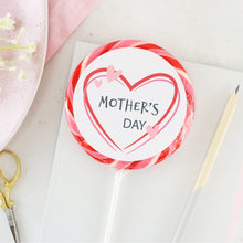 Load image into Gallery viewer, Red and Pink Hearts Mother&#39;s Day Lollipop
