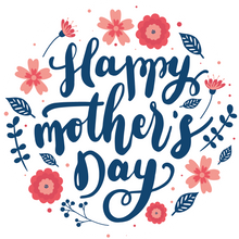 Load image into Gallery viewer, Blue Floral Mother&#39;s Day Lollipop - Suck It &amp; Say
