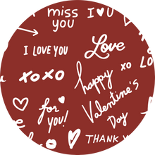 Load image into Gallery viewer, Red Graffiti Love Lollipop
