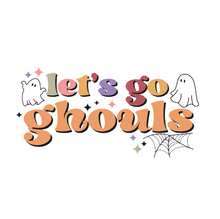 Load image into Gallery viewer, Retro Let&#39;s Go Ghouls Halloween Lollipop
