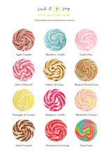 Load image into Gallery viewer, Personalised Stripes Birthday Year Lollipop
