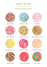 Load image into Gallery viewer, Personalised Watercolour Thank You Party Giant Lollipops
