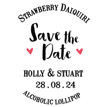 Load image into Gallery viewer, Save the Date Wedding Favour Lollipops
