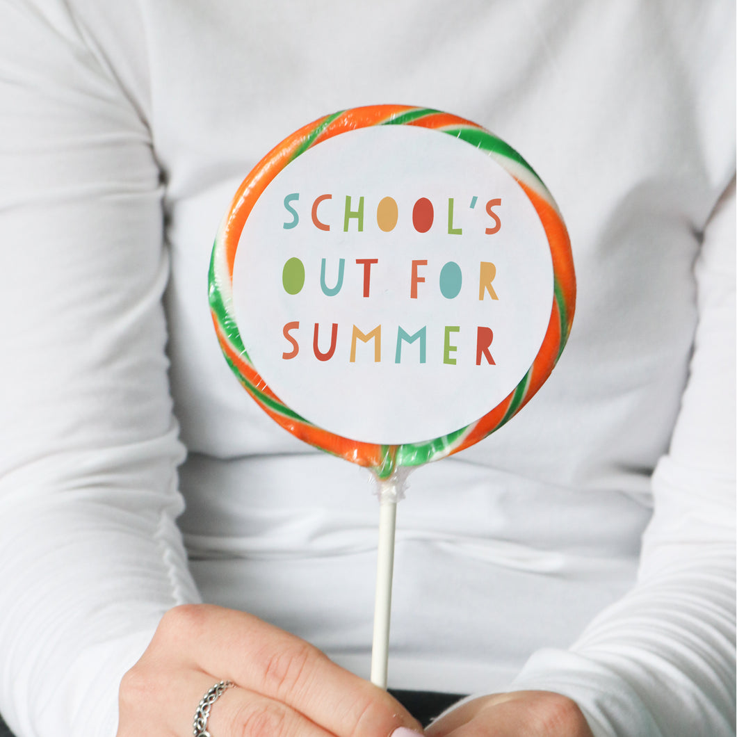 Schools Out for Summer Giant Lollipop