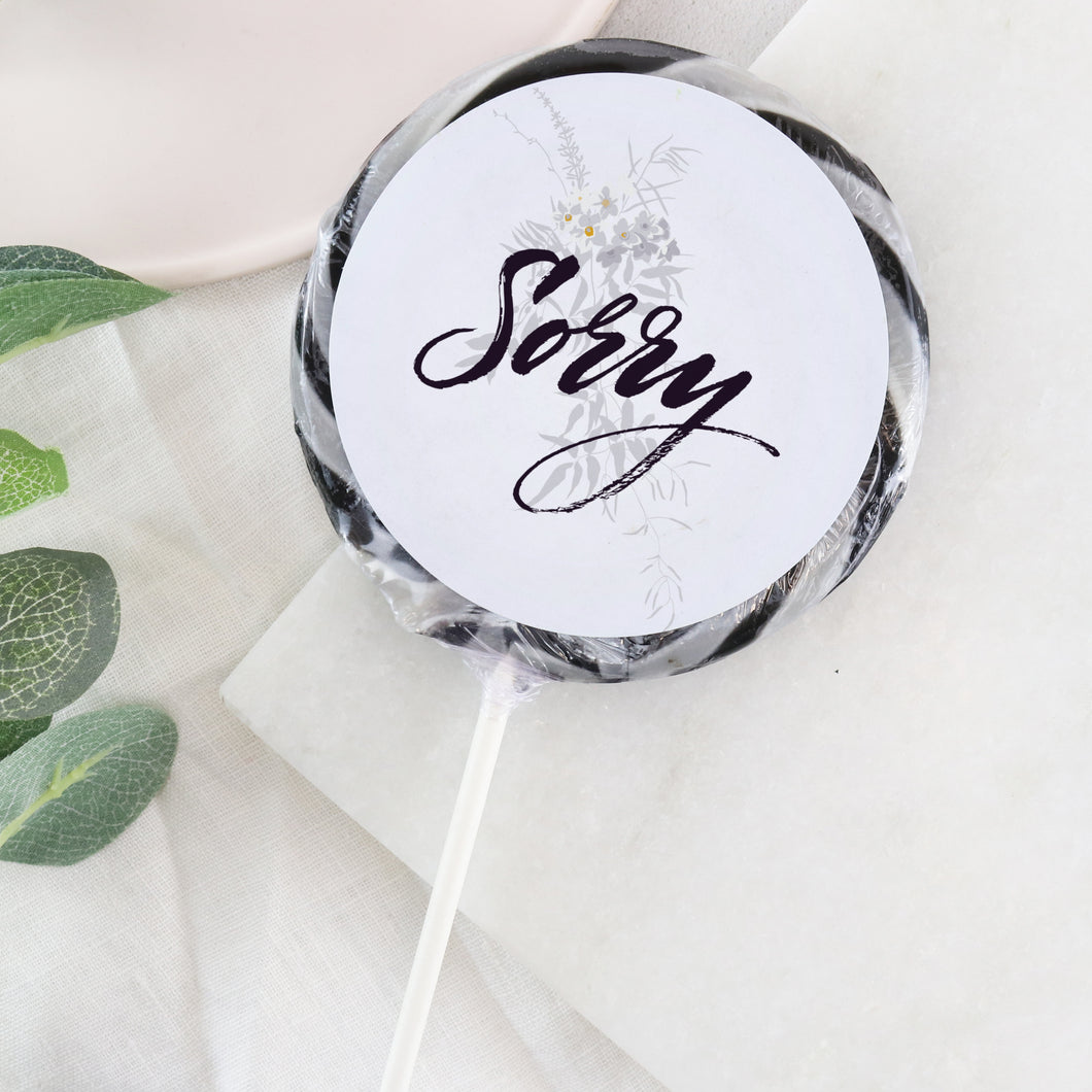 Sorry Script Lollipop - Suck It & Say
