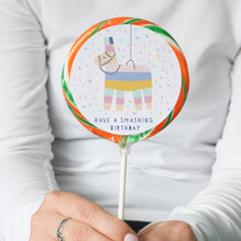 Load image into Gallery viewer, Smashing Birthday Lollipop - Suck It &amp; Say
