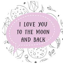 Load image into Gallery viewer, I Love You To The Moon Bubble Lollipop - Suck It &amp; Say
