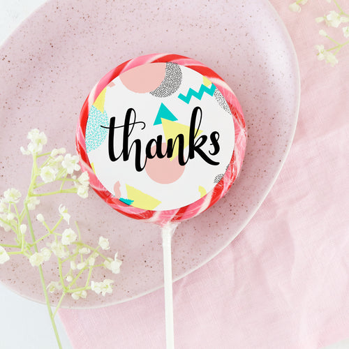 Squiggles Thank You Lollipop - Suck It & Say