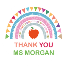 Load image into Gallery viewer, Personalised Thank You Rainbow Teacher Giant Lollipop
