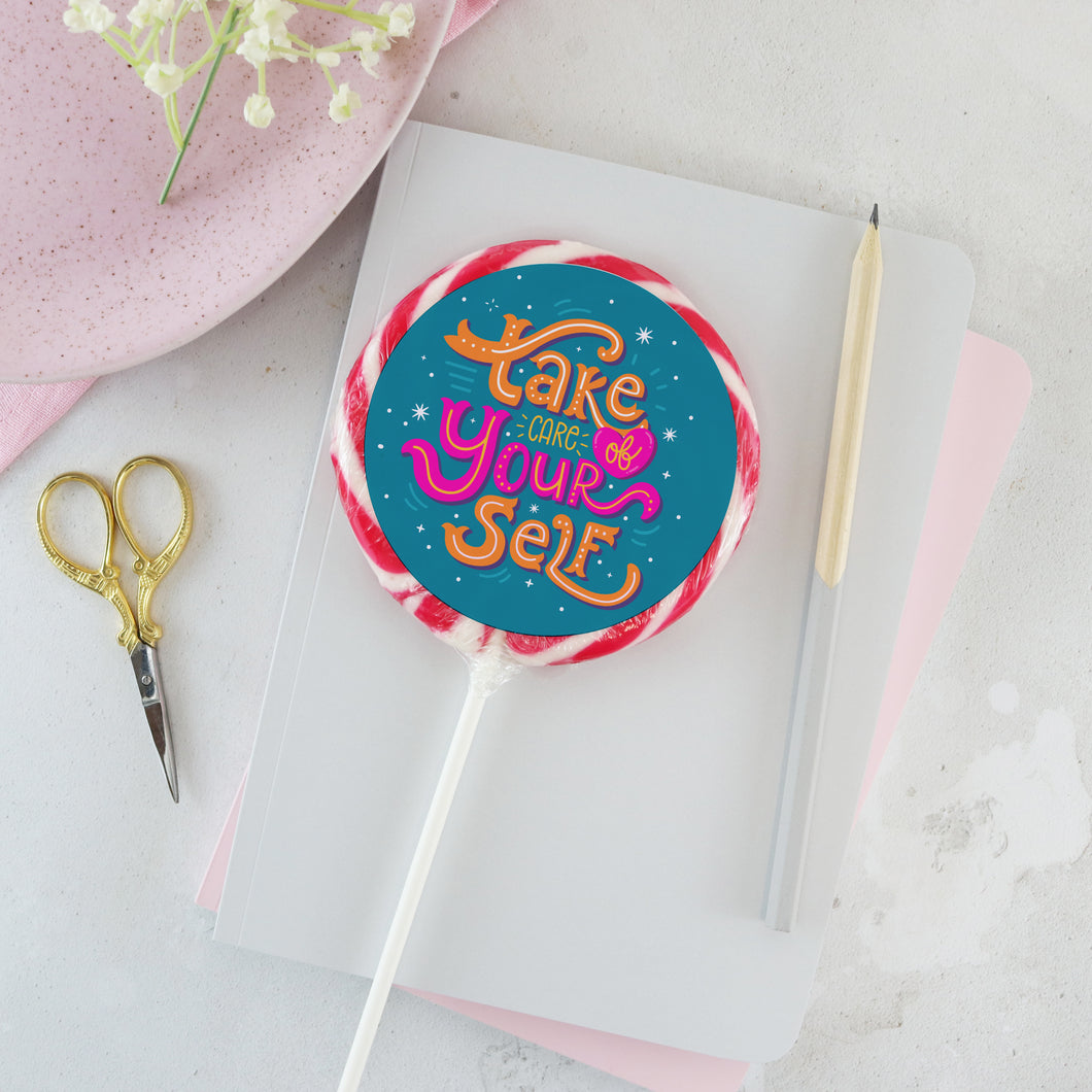 Take Care Of Yourself Lollipop - Suck It & Say