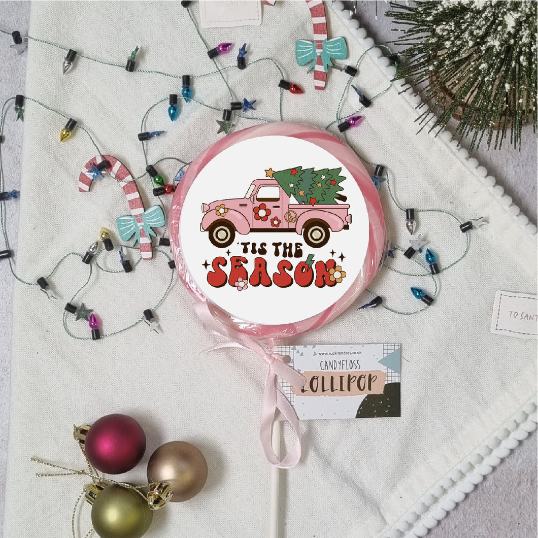 Tis' The Season Truck Lollipop