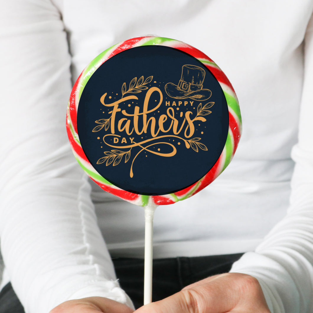 Traditional Father's Day Lollipop - Suck It & Say
