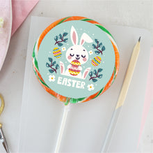Load image into Gallery viewer, Turquoise Easter Bunny Lollipop
