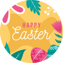 Load image into Gallery viewer, Yellow Flowers Happy Easter Lollipop
