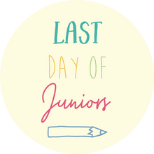 Load image into Gallery viewer, Yellow Last Day Of Juniors Giant Lollipop
