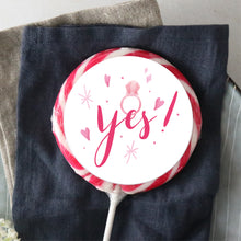 Load image into Gallery viewer, Yes Pink Engagement Lollipop
