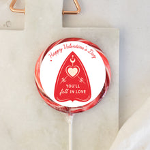 Load image into Gallery viewer, Ouija Board Valentine&#39;s Lollipop - Suck It &amp; Say
