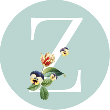 Load image into Gallery viewer, Monogram Initial Teal Lollipop (A to Z)
